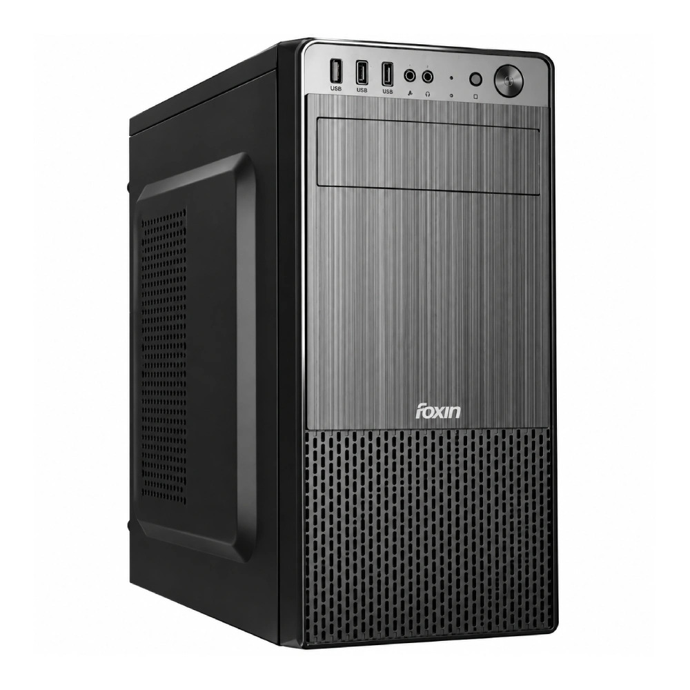 Foxin Mid Tower Cabinet VERGE (ATXMicro, ATXMini, ITX) Without Smps