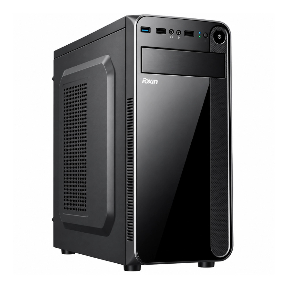 Foxin Mid Tower Cabinet STRIDE (ATX, Mini ITX & Micro ATX) Without Smps