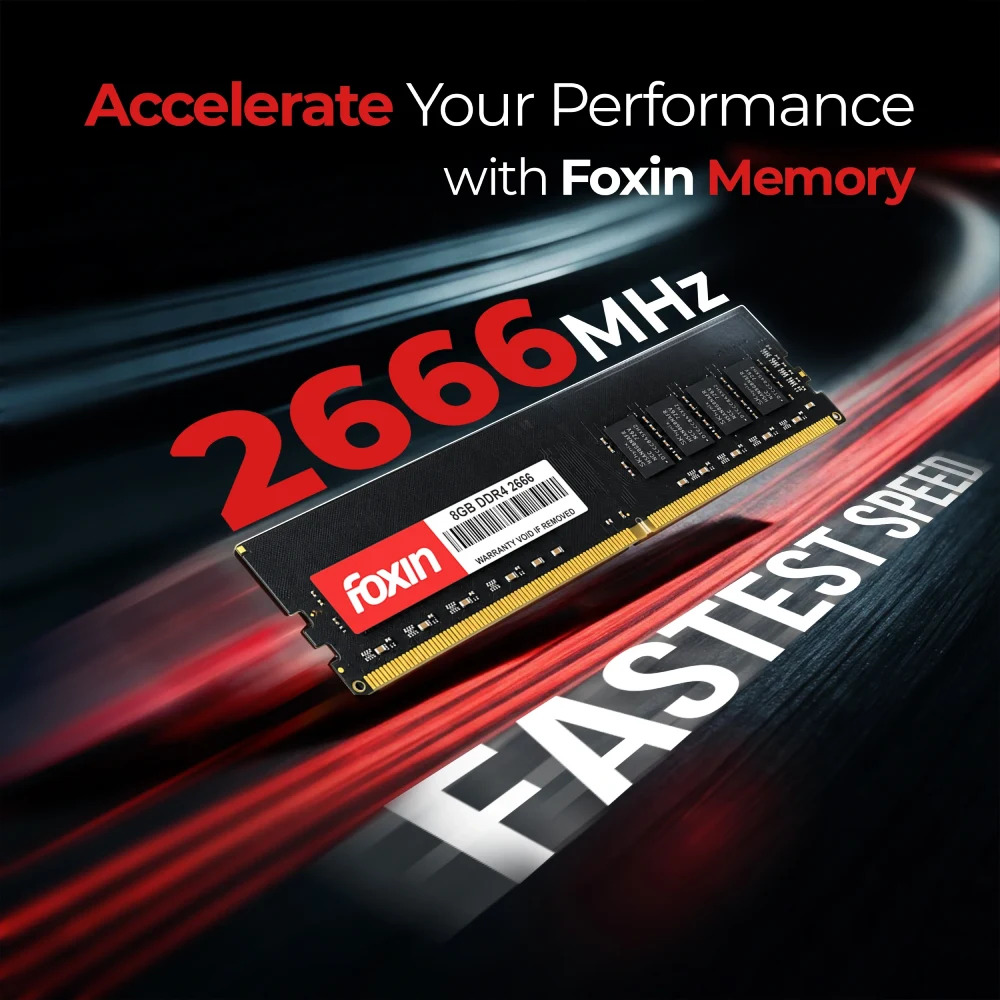 Foxin Desktop Ram 8GB DDR4 2666 MHz - Image 2