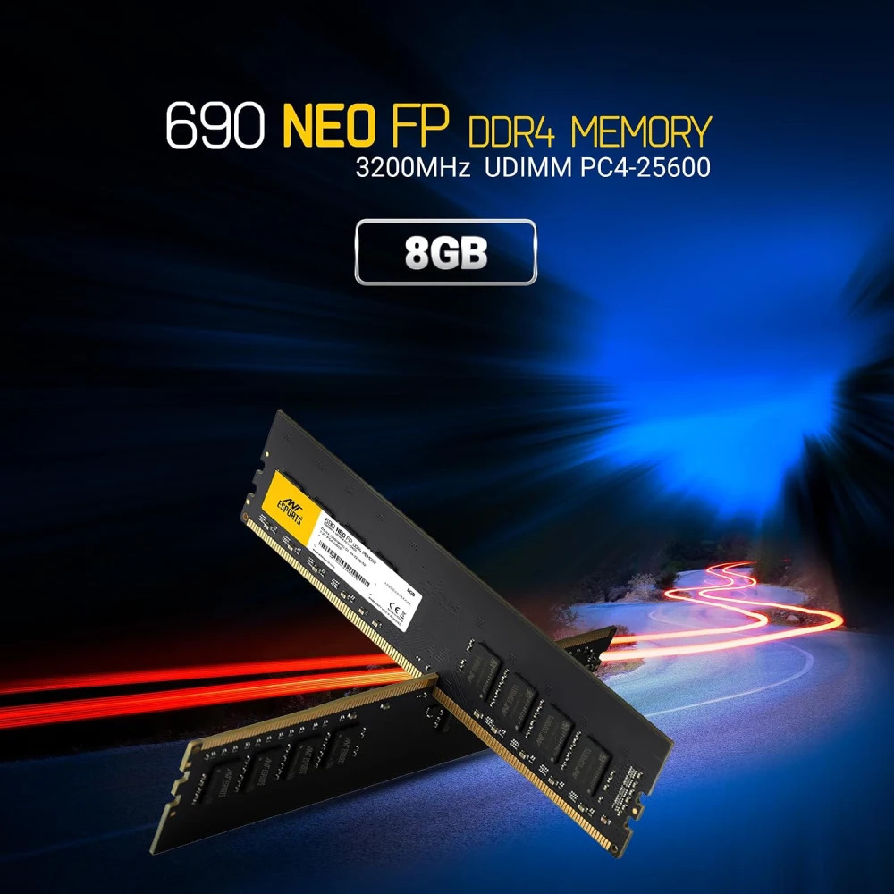 ANT ESPORTS DESKTOP RAM 8GB DDR4 3200 MHz (690 NEO FP) - Image 2