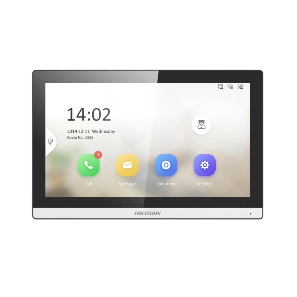 Hikvision IP Video Door Phone (VDP) Indoor Unit DS-KH6350-WTE1 - Image 2