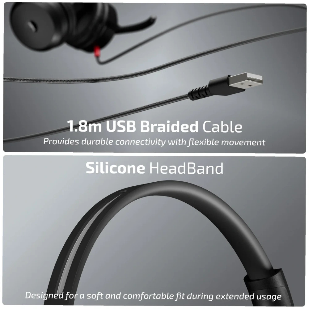 Iball Wired Headphone With Mic Decibel U200 - Image 5