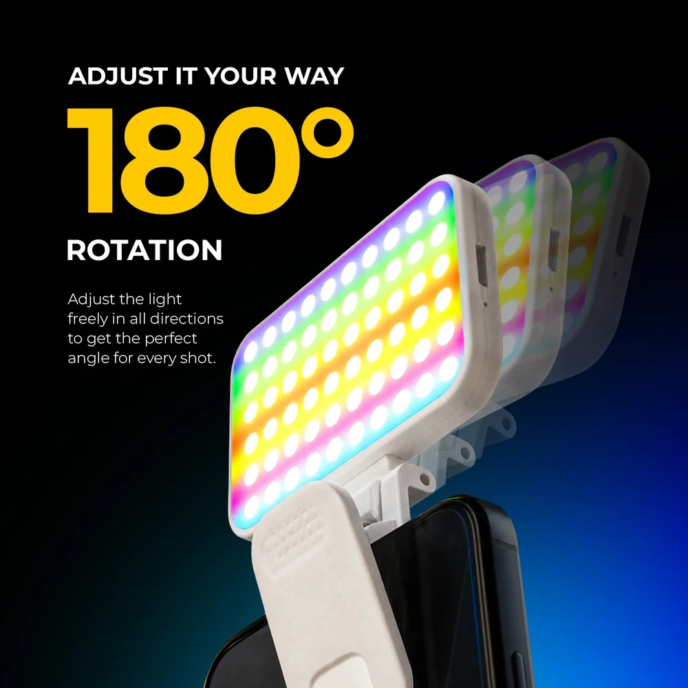 DigiTek Portable RGB LED Video Light With Built In Battery (D3W RGB) - Image 2