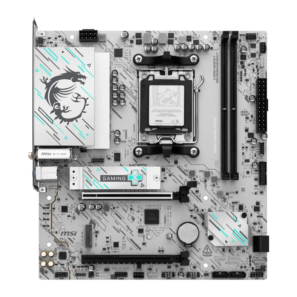 MSI Motherboard B840M Gaming Wifi6E DDR5 For AMD - Image 3