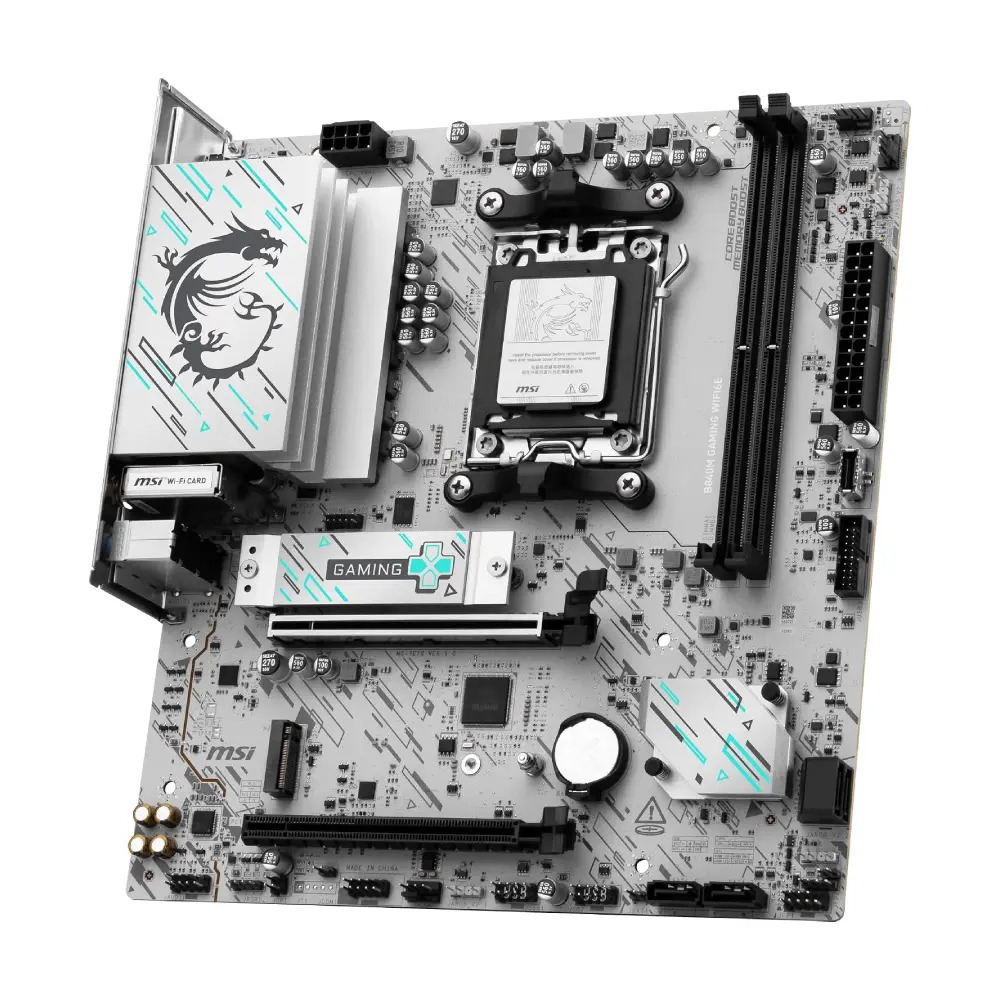MSI Motherboard B840M Gaming Wifi6E DDR5 For AMD - Image 4