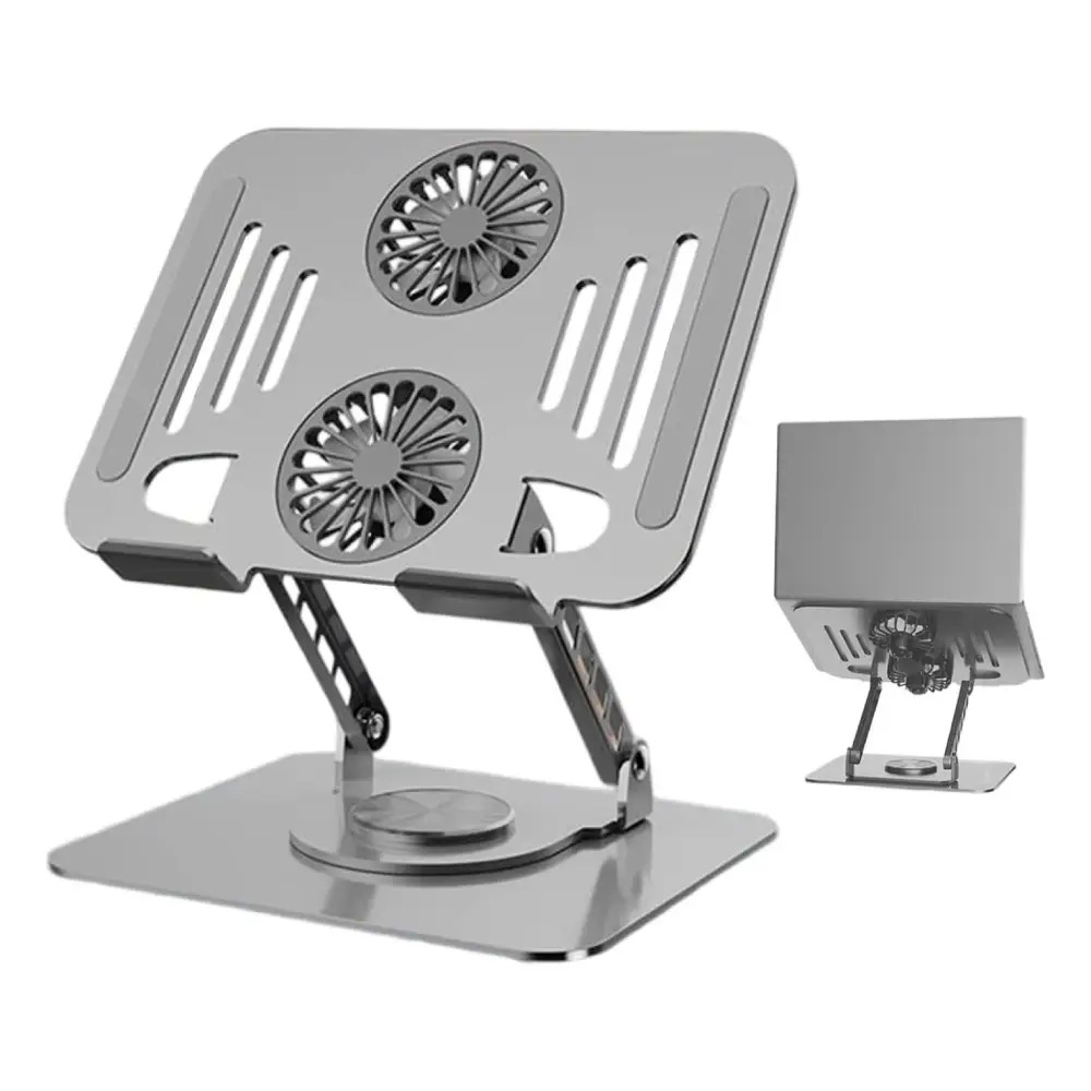 Laptop & Tablet Stand 10 - 17" Metal (Silver) - Image 3