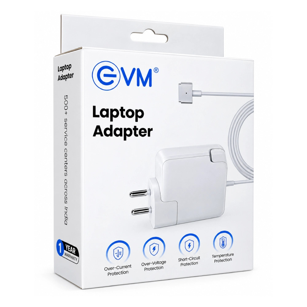 EVM Laptop Adapter Compatible For Apple 45w 14.8v | 3.05a | Magsafe 2