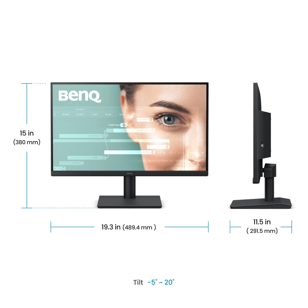 BenQ LED Monitor 21.5" FHD IPS Panel With HDMI | VGA | Speaker (GW2291) - Image 4
