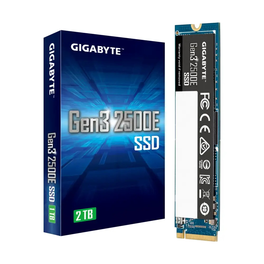 Gigabyte Internal SSD 2TB NVMe Gen3 (2500E)