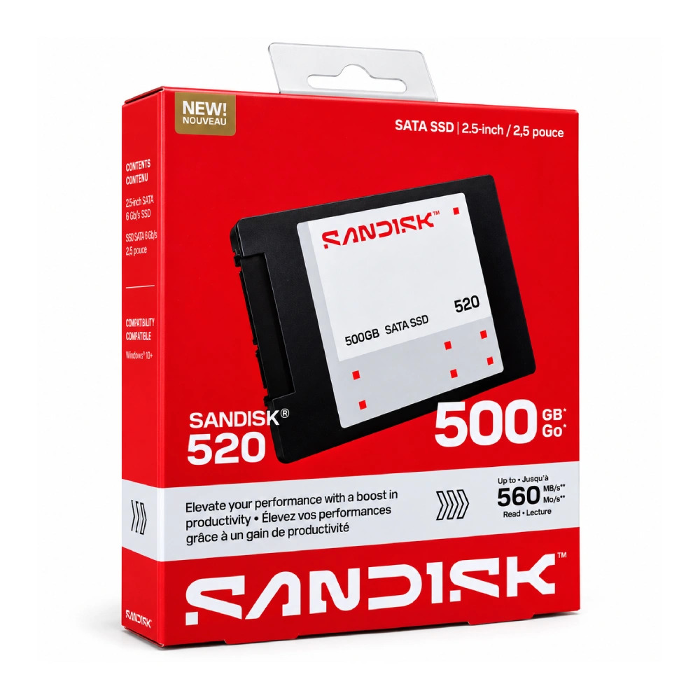 Sandisk Internal SSD 500GB SATA (520)
