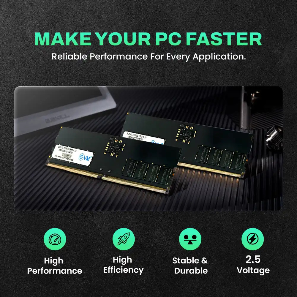 EVM Desktop Ram 8GB DDR5 5600Mhz - Image 2