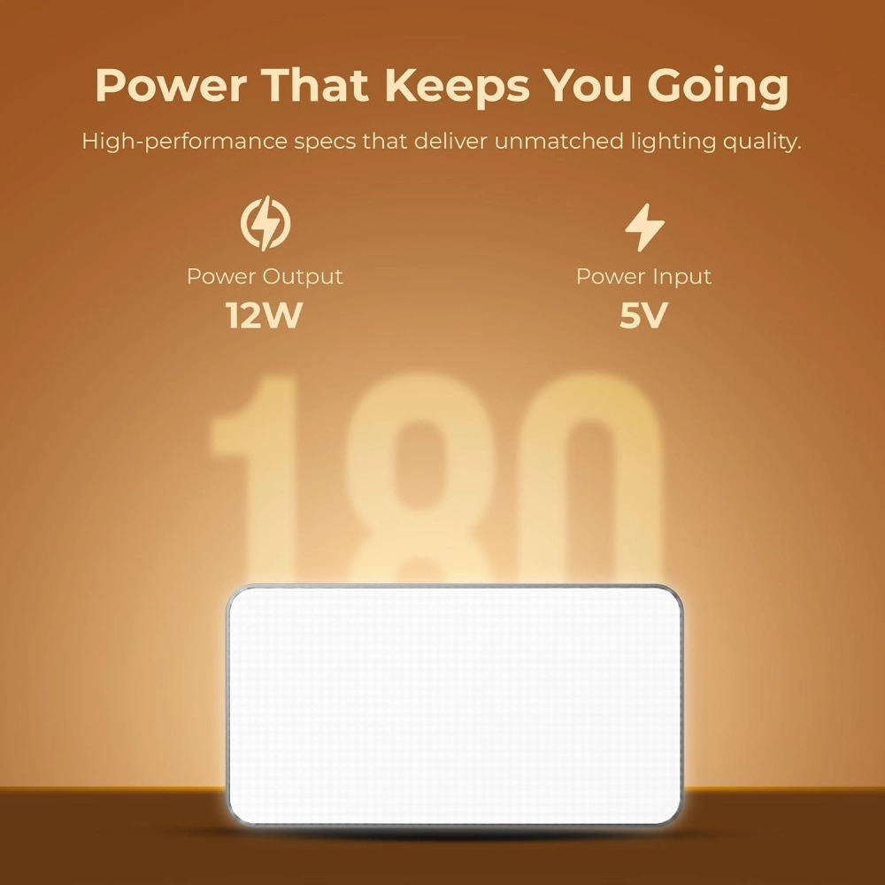 DigiTek Portable Bi-Color LED Video Light With Built In Battery (D180) - Image 5