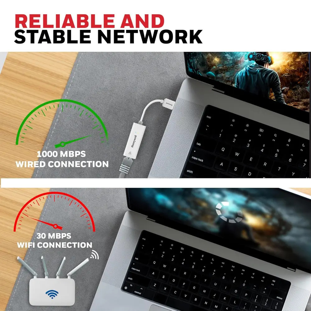 Honeywell USB To LAN Converter Giga 3.1 1000 MBPS (Open Box) - Image 2