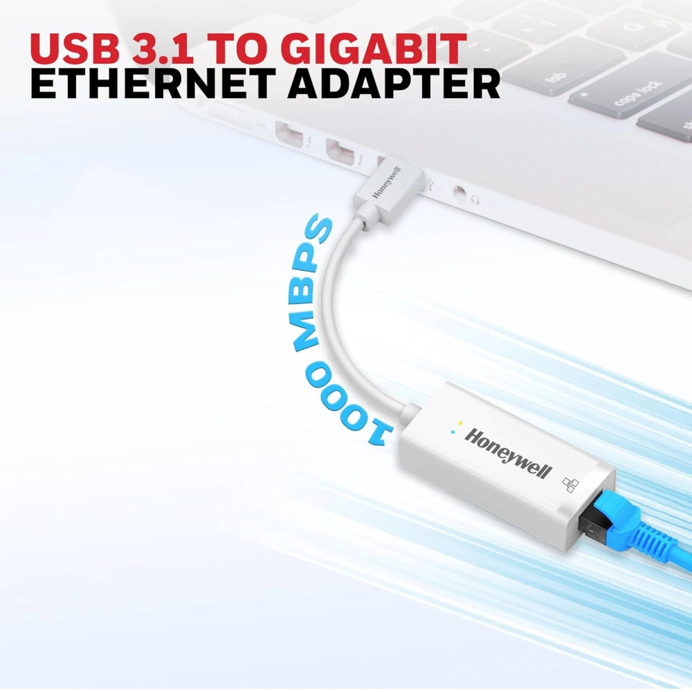 Honeywell USB To LAN Converter Giga 3.1 1000 MBPS (Open Box) - Image 3