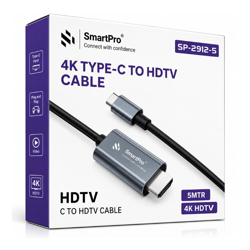 Smart-Pro Type-C to HDMI Cable 4K 5m