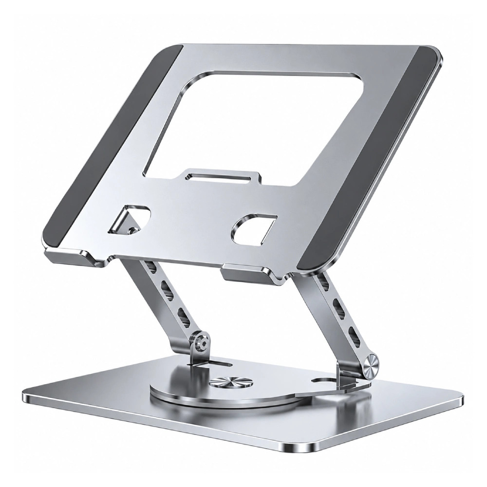 Laptop | Tablet Stand For Upto 17 Inch Silver (Metal)