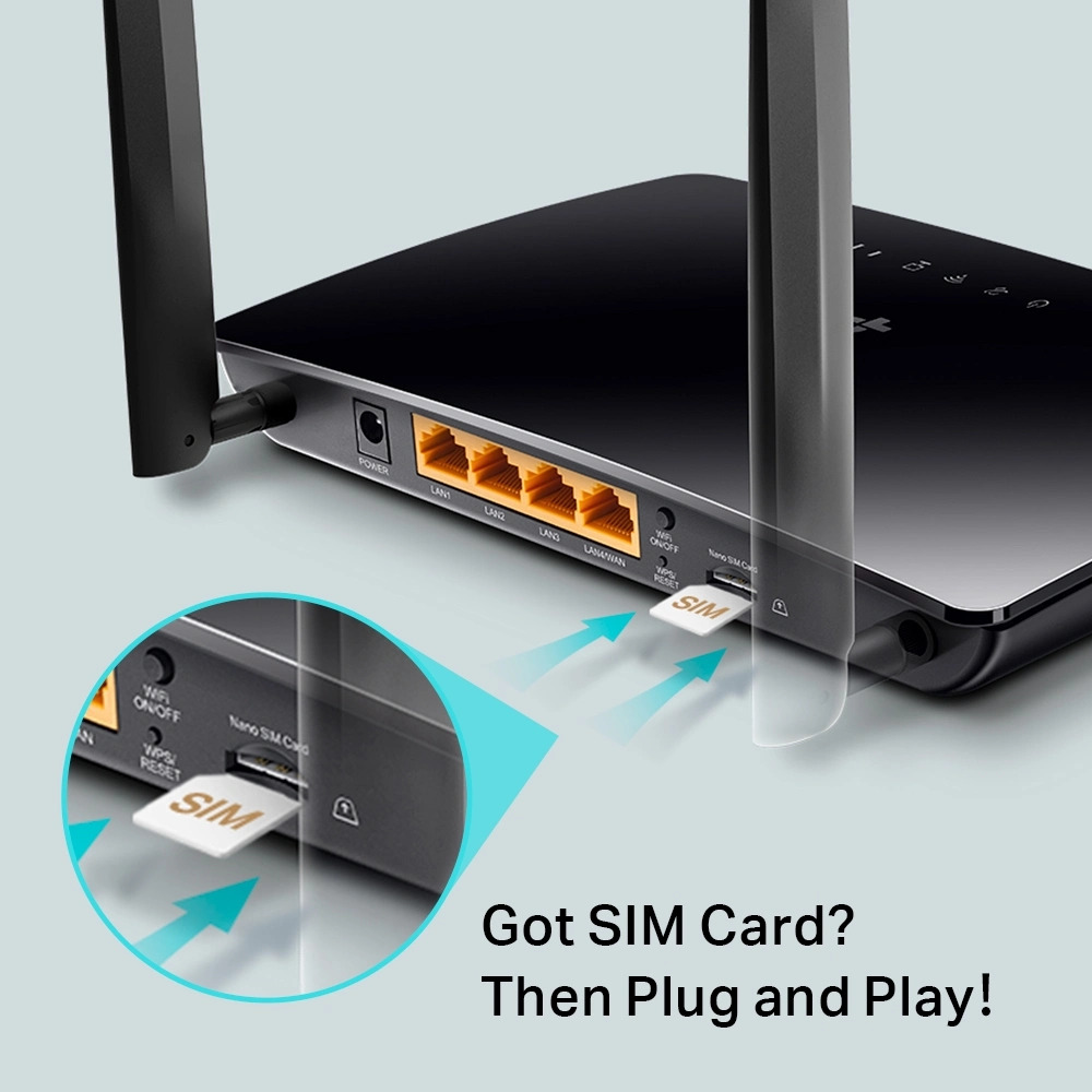 TP-Link Archer MR200 AC750 Wireless Dual Band 4G LTE Router - Image 3