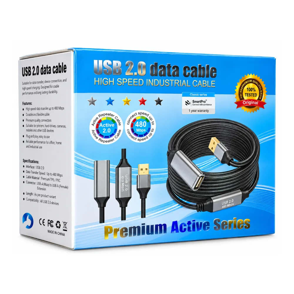 Smart Pro USB Extension Cable 30m 2.0 Active