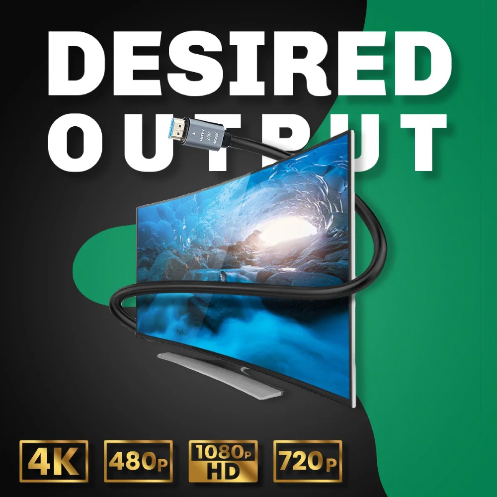 Cocount HDMI Cable 3m 4K ARC Enabled 60Hz 18 Gbps (Nylon Braided) - Image 5