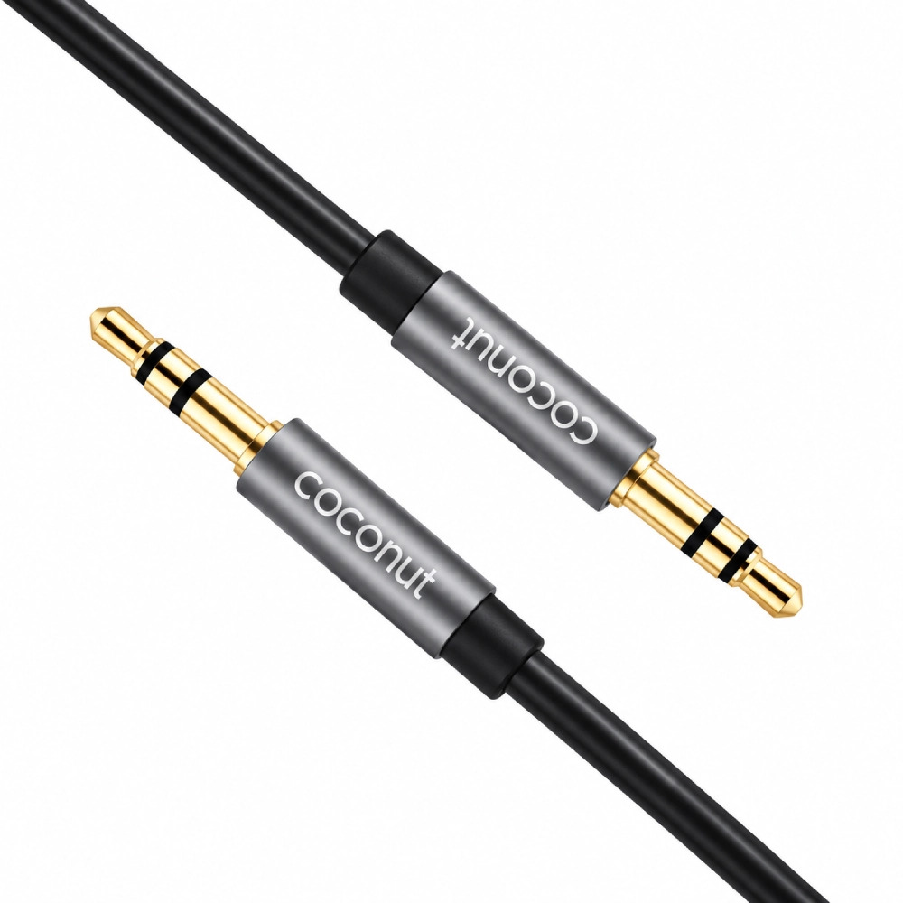 Coconut AUX Cable 3.5mm Male To Male 1m (AX11) - Image 2