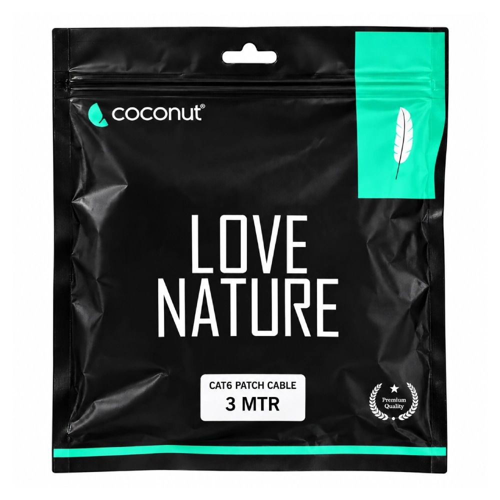 Coconut Cat6 Patch Cord 3m