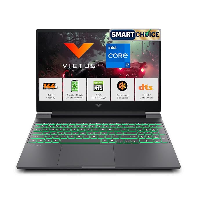 HP Victus Gaming 15-FA3009TX 14th Gen.Core7-230H/16GB/512GB/6GB RTX 3050/15.6"/W11+MSO/Mica Silver