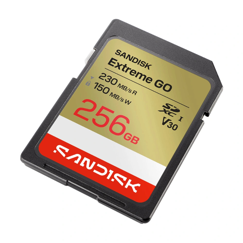 Sandisk SD Card Extreme Go SDXC UHS-I 256GB V30 - Image 2