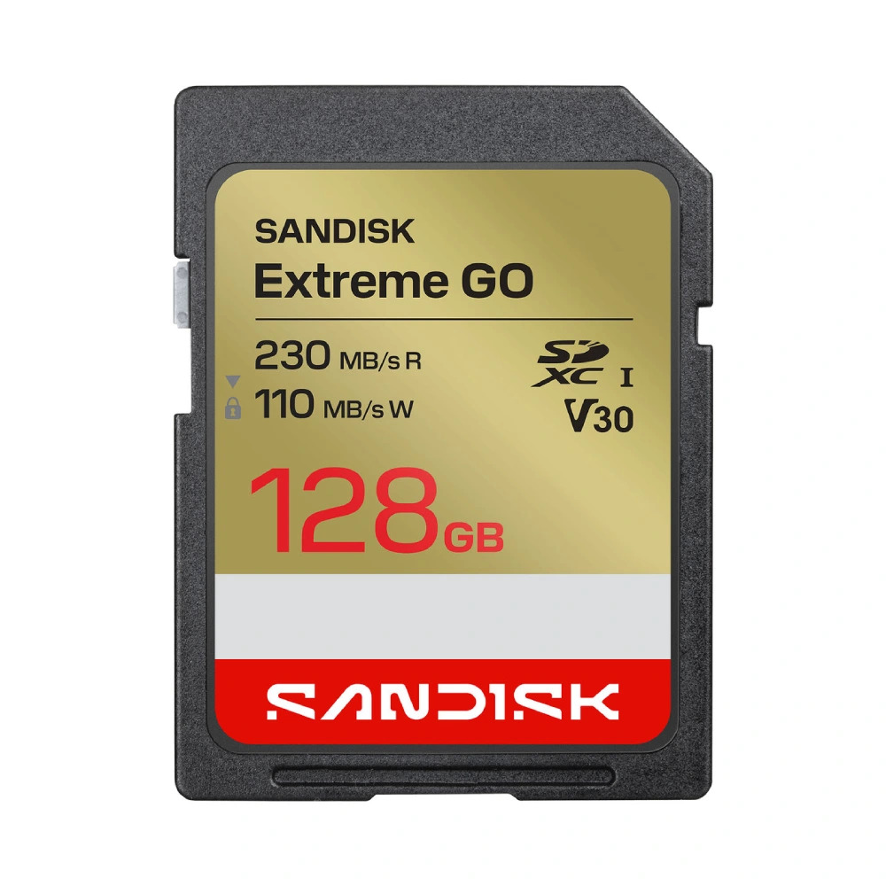 Sandisk SD Card Extreme Go SDXC UHS-I 128GB V30 - Image 2