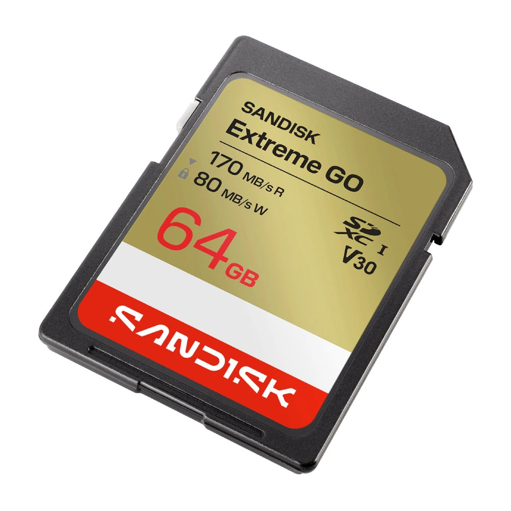 Sandisk SD Card Extreme Go SDXC UHS-I 64GB V30 - Image 2