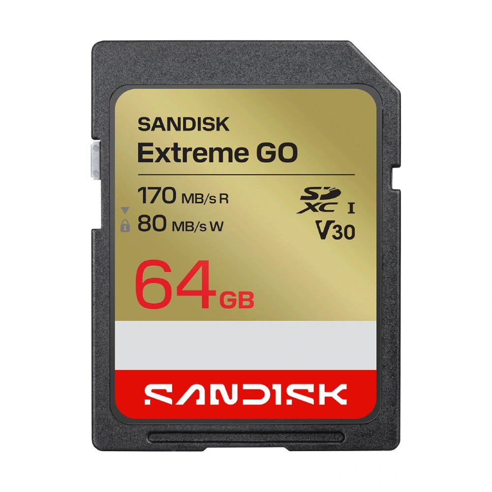 Sandisk SD Card Extreme Go SDXC UHS-I 64GB V30 - Image 3