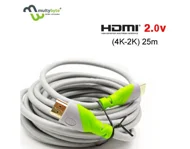 MULTYBYTE HDMI CABLE 25M 4.95GB/S