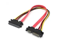 MULTYBYTE 22 (7+15) PIN SATA M TO F POWER EXTENSION CABLE
