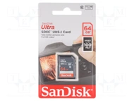 SANDISK ULTRA 100 Mbps 64GB MICRO SDHC UHS-I CARD (SDSDUNR-064G-GN3IN)