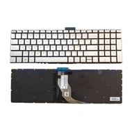Laptop Keyboard For HP Pavilion 15BS Silver Backlit