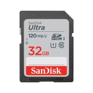 Sandisk 32GB Ultra SDHC UHS-I SD Card (DSLR and Mirrorless Cameras)