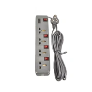 Ranz Spike 4 Socket 4 Switch 5m
