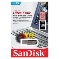 SANDISK PEN DRIVE 64GB  CZ73|3.0|METAL