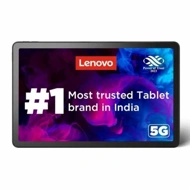 Lenovo M10 5G Abyss Blue Tablet with Octa Core Processor/6GB RAM/128GB Expandable Memory/Wi-Fi & 5G/Dual Speakers with Dolby Atmos & 10.6 inch Display, ZACU0002IN