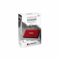 Kingston XS1000 2TB Portable SSD Red| Pocket-Sized | USB 3.2 Gen 2 | External Solid State Drive | Up to 1050MB/s | SXS1000R/2000G