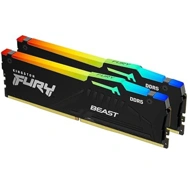Kingston Fury Beast RGB 32GB 5600MT/s DDR5 CL40 DIMM Desktop Memory (Kit of 2) KF556C40BBAK2-32