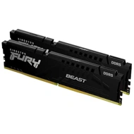 KINGSTON Fury Kingston Technology Fury Beast 32GB (2x16GB) 6000MHz DDR5 CL40 DIMM (Kit of 2) Desktop Memory KF560C40BBK2-32,Black