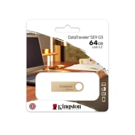 Kingston DataTraveler SE9 G3 64B USB Flash Drive | USB 3.2 Gen 1 Speed | Up to 220MB/s | Premium Metal Casing | DTSE9G3/64GB