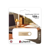 Kingston DataTraveler SE9 G3 128GB USB Flash Drive | USB 3.2 Gen 1 Speed | Up to 220MB/s | Premium Metal Casing | DTSE9G3/128GB