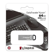 Kingston DataTraveler Kyson USB 3.2 Flash Drive 64 GB - Gen 1 with Stylish Capless Metal Case (DTKN/64GB)