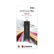 Kingston DataTraveler Max 512GB USB-C Flash Drive with USB 3.2 Gen 2 Performance, Black (DTMAX/512GB)
