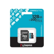 Kingston 128GB Canvas Go Plus microSDXC Card | Up to 200MB/s | UHS-I, U3, V30, A2 | with Adapter | SDCG4/128GB