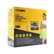 DigiTek Wireless Microphone for Smartphone | DSLR 2-in-1 (DWM-116)