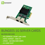 BUNGEES PCI EXPRESS X1 1G 2 PORT LAN CARD