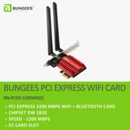 BUNGESS PCI EXPRESS 1200 MBPS WIFI | BLUETOOTH CARD