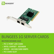 BUNGESS PCI EXPRESS 1G 2 PORT LAN CARD